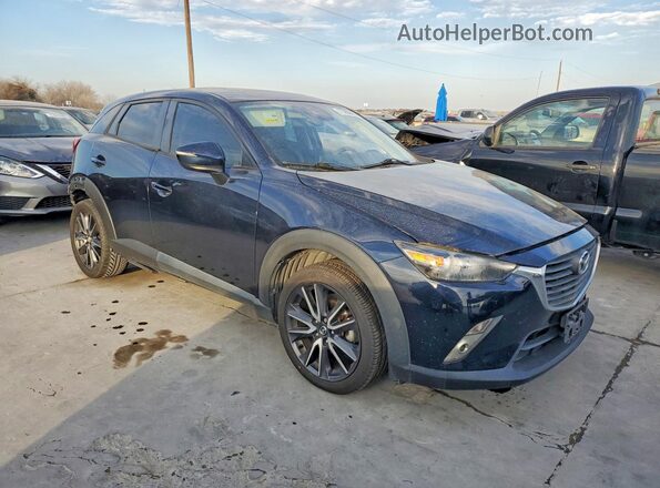 JM1DKDC76J0313843 2018 MAZDA CX-3 Blue Front right