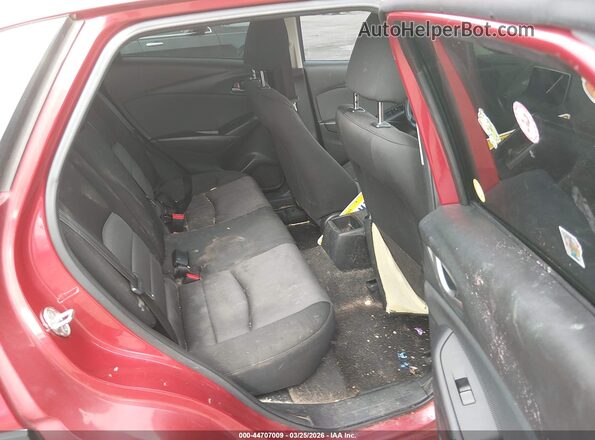 JM1DKFB74G0137784 2016 MAZDA CX-3 Red VIN კოდის სტიკერის ხედი