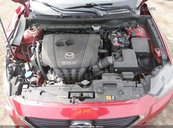 JM1DKFB74G0137784 2016 MAZDA CX-3 Red უკანა ხედი