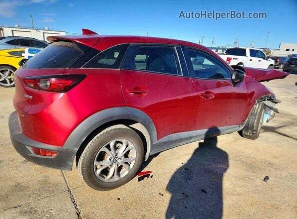 JM1DKFB74M1514670 2021 MAZDA CX-3 Красный Задняя правая четверть