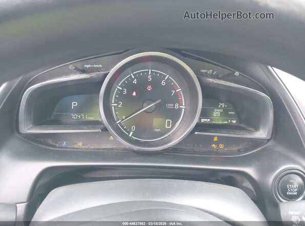 JM1DKFB76L1470704 2020 MAZDA CX-3 Blue უკანა სავარძლების ხედი