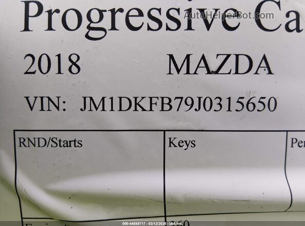 JM1DKFB79J0315650 2018 MAZDA CX-3 Gray 