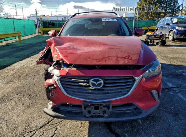 JM1DKFC75J0305471 2018 MAZDA CX-3 Maroon Widok z przodu