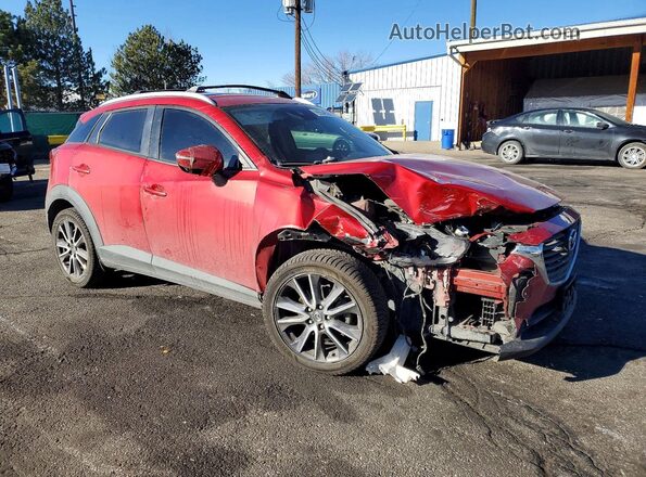 JM1DKFC75J0305471 2018 MAZDA CX-3 Maroon Przód prawy