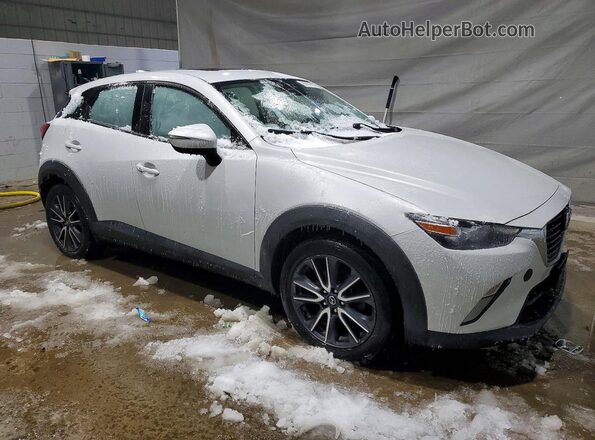 JM1DKFC77J0331635 2018 MAZDA CX-3 White წინა მარჯვენა