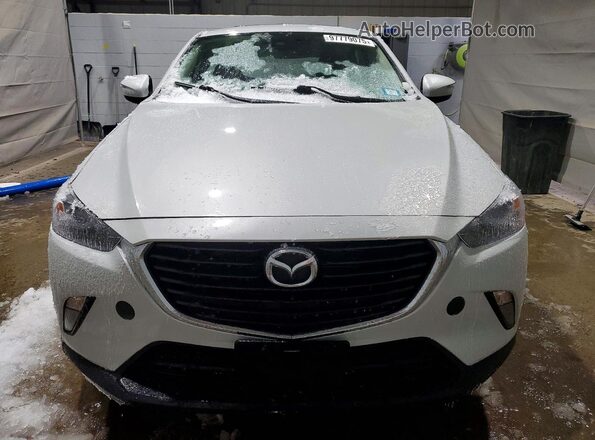 JM1DKFC77J0331635 2018 MAZDA CX-3 White წინა ხედი
