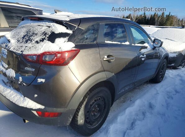 JM1DKFC79J0327909 2018 MAZDA CX-3 Charcoal Задня права чверть