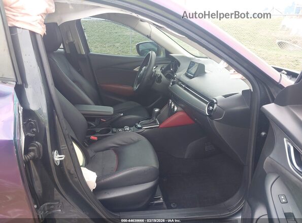 JM1DKFD72G0134122 2016 MAZDA CX-3 Blue Vista interior delantera