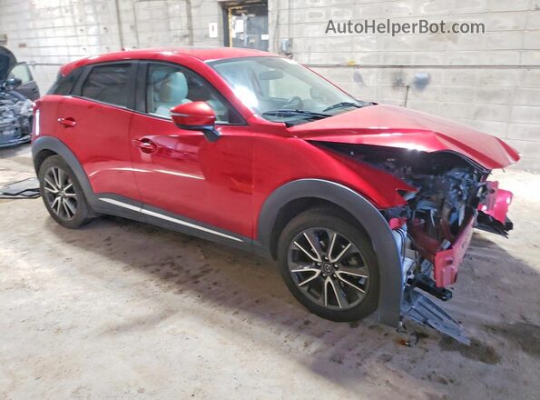 JM1DKFD74H0148055 2017 MAZDA CX-3 Красный Передняя правая четверть