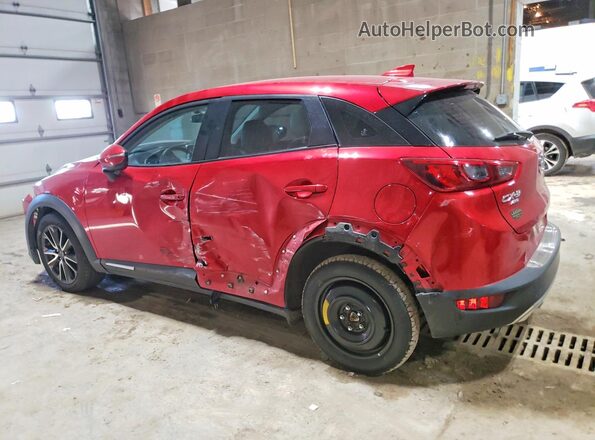 JM1DKFD74H0148055 2017 MAZDA CX-3 Красный Задняя левая четверть