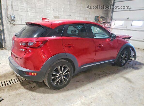 JM1DKFD74H0148055 2017 MAZDA CX-3 Красный Задняя правая четверть