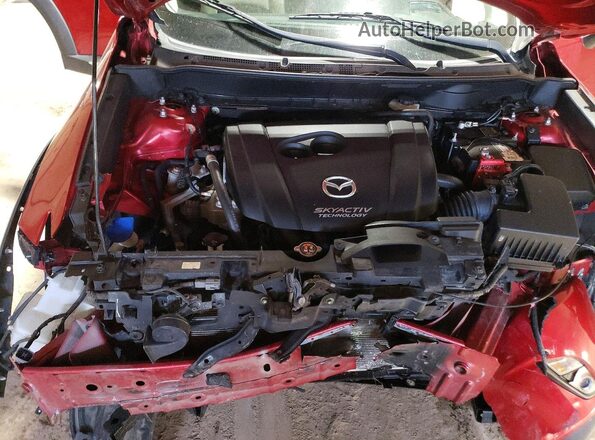 JM1DKFD74H0148055 2017 MAZDA CX-3 Красный Вид подкапотного пространства