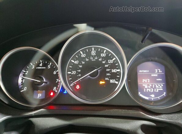 JM1GJ1U50G1406789 2016 MAZDA 6 Бежевый Вид щитка приборов