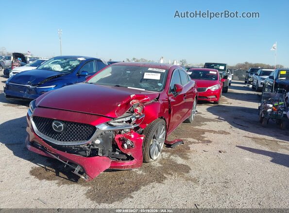 JM1GL1TY1L1520056 2020 MAZDA 6 Красный Передняя левая четверть