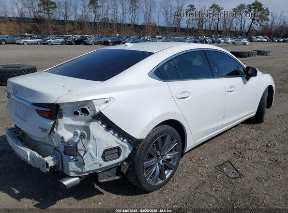JM1GL1TY7M1616212 2021 MAZDA 6 White Tył prawy
