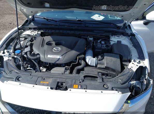 JM1GL1TY7M1616212 2021 MAZDA 6 White Widok z tyłu