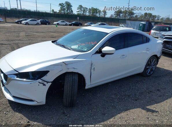 JM1GL1TY7M1616212 2021 MAZDA 6 White Przód lewy