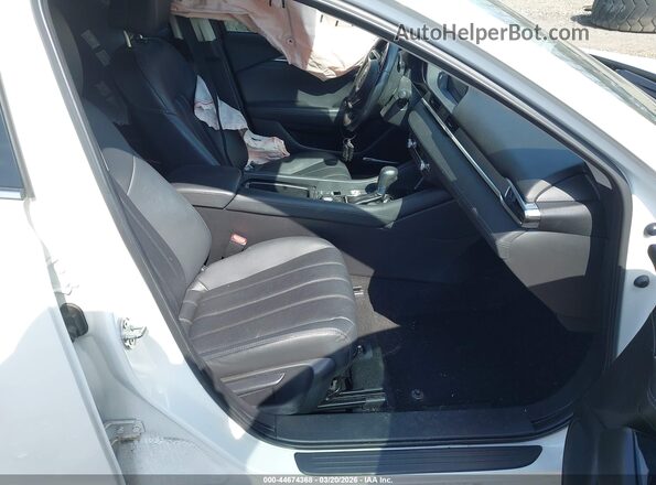 JM1GL1TY7M1616212 2021 MAZDA 6 White Widok wnętrza z przodu