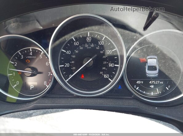 JM1GL1TY7M1616212 2021 MAZDA 6 White Widok tylnych siedzeń