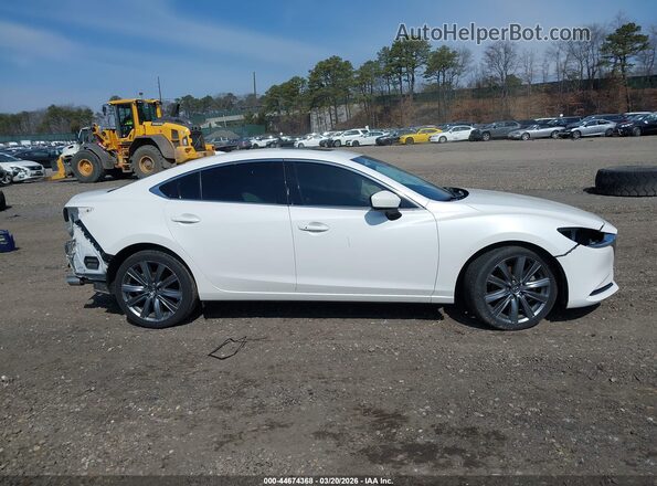 JM1GL1TY7M1616212 2021 MAZDA 6 White Widok wnętrza 360 stopni