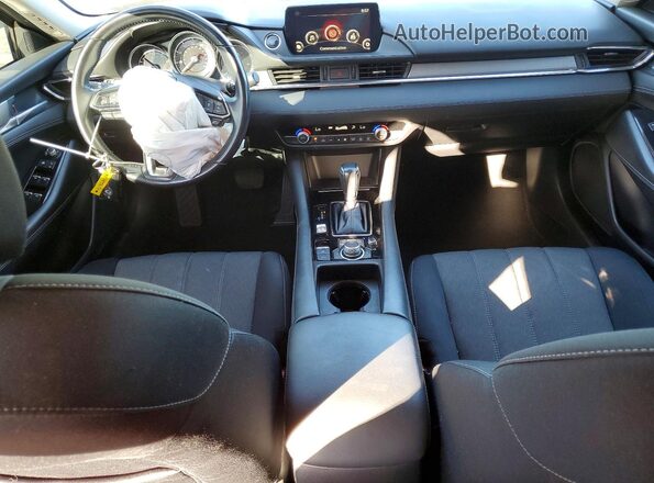 JM1GL1UM7M1603679 2021 MAZDA 6 Gray Dashboard view