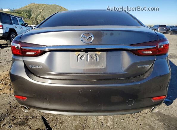 JM1GL1UM7M1603679 2021 MAZDA 6 Gray Rear view