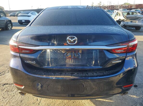 JM1GL1UMXM1605832 2021 MAZDA 6 Black Widok z tyłu
