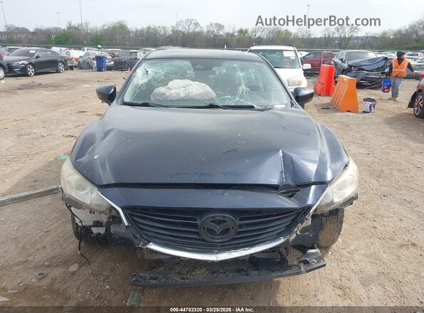 JM1GL1V51H1115356 2017 MAZDA 6 Dark Blue Widok zestawu wskaźników