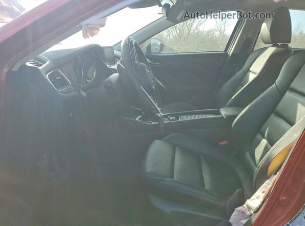JM1GL1V53H1150691 2017 MAZDA 6 Red Vista interior delantera