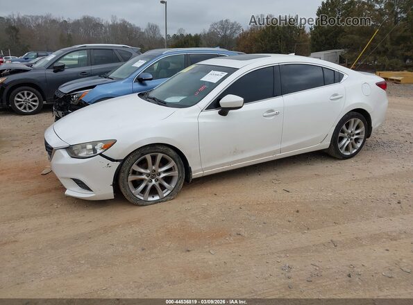 JM1GL1V54H1154202 2017 MAZDA 6 White Передня ліва чверть