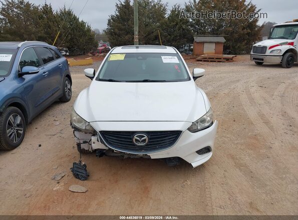 JM1GL1V54H1154202 2017 MAZDA 6 White Вид щитка приладів