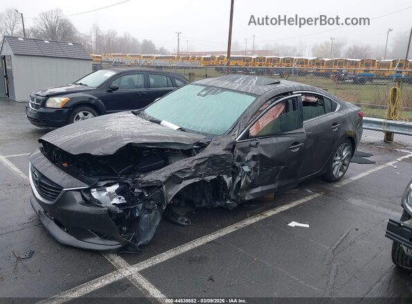 JM1GL1V55H1151566 2017 MAZDA 6 Brown Przód lewy