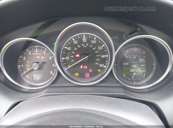 JM1GL1V55H1151566 2017 MAZDA 6 Brown Widok tylnych siedzeń