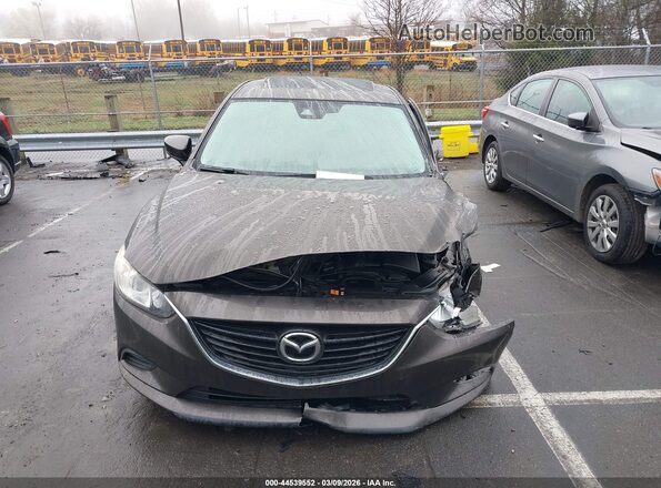 JM1GL1V55H1151566 2017 MAZDA 6 Brown Widok zestawu wskaźników