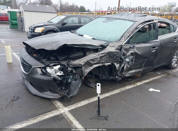 JM1GL1V55H1151566 2017 MAZDA 6 Brown Widok z przodu
