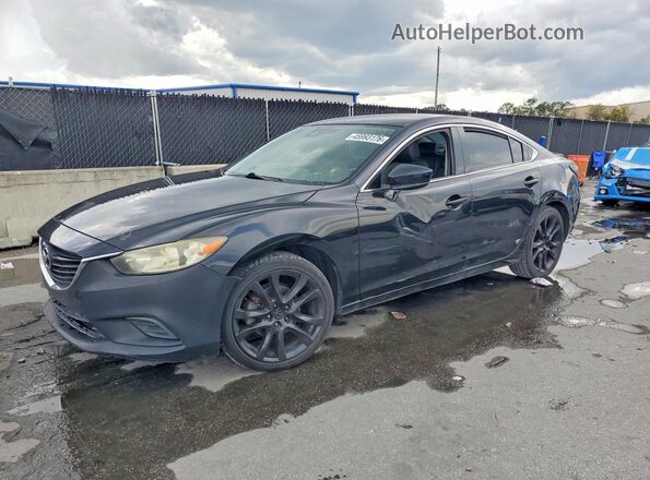 JM1GL1V58H1107402 2017 MAZDA 6 Черный Задняя левая четверть