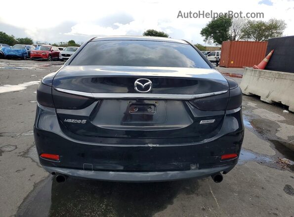 JM1GL1V58H1107402 2017 MAZDA 6 Черный Вид салона спереди