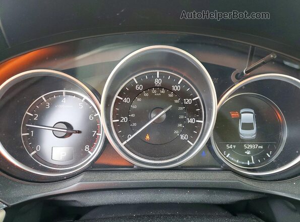 JM1GL1VM0M1604185 2021 MAZDA 6 Black Вид щитка приладів