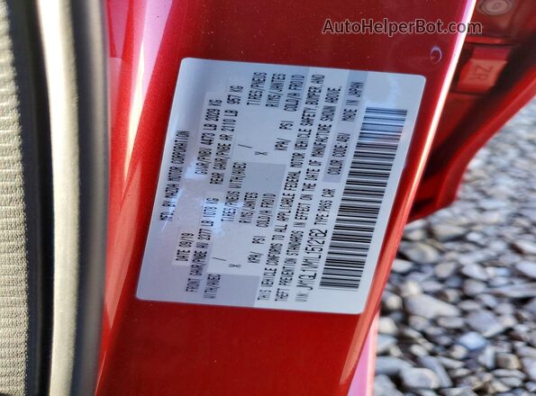 JM1GL1VM1L1512162 2020 MAZDA 6 Red Շարժիչի բաժամունքի տեսք