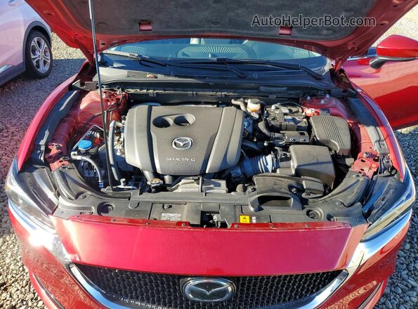 JM1GL1VM1L1512162 2020 MAZDA 6 Red Սալոնի հետևի տեսք