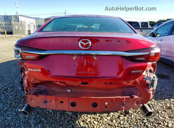 JM1GL1VM1L1512162 2020 MAZDA 6 Red Հետևի տեսք