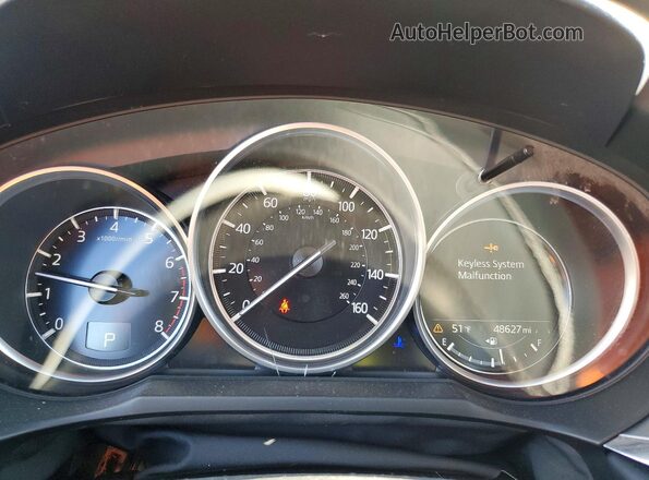 JM1GL1VM1L1512162 2020 MAZDA 6 Red Սարքավորումների վահանակի տեսք