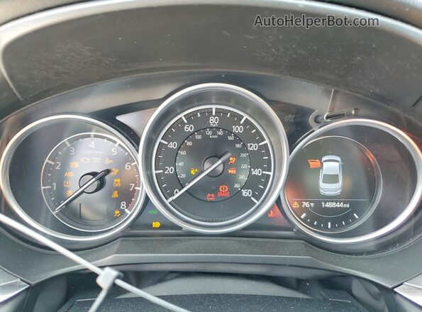 JM1GL1VM1M1607788 2021 MAZDA 6 Black Vista del cuadro de instrumentos