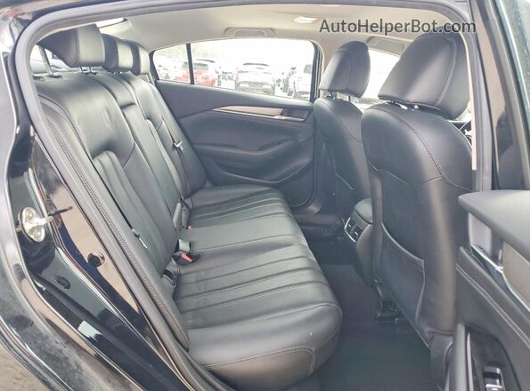 JM1GL1VM1M1607788 2021 MAZDA 6 Black Vista de los asientos traseros
