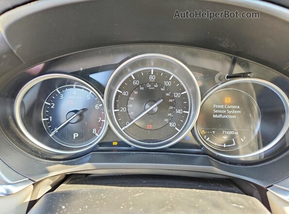 JM1GL1VM1M1618368 2021 MAZDA 6 Blue Widok zestawu wskaźników