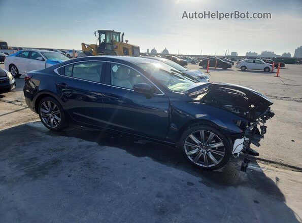 JM1GL1VM1M1618368 2021 MAZDA 6 Blue Przód prawy