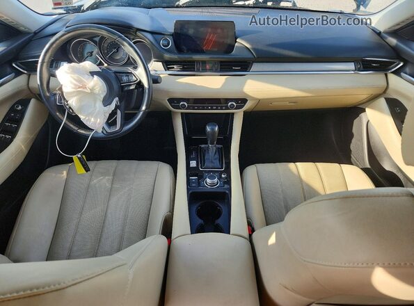 JM1GL1VM1M1618368 2021 MAZDA 6 Blue Widok deski rozdzielczej