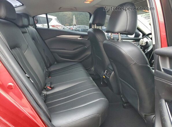 JM1GL1VM1M1619486 2021 MAZDA 6 Red Rear seats view