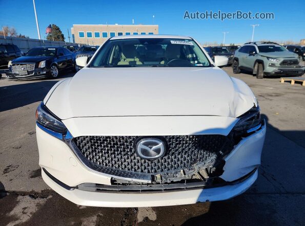 JM1GL1VM4M1608286 2021 MAZDA 6 White Դիմացի տեսք