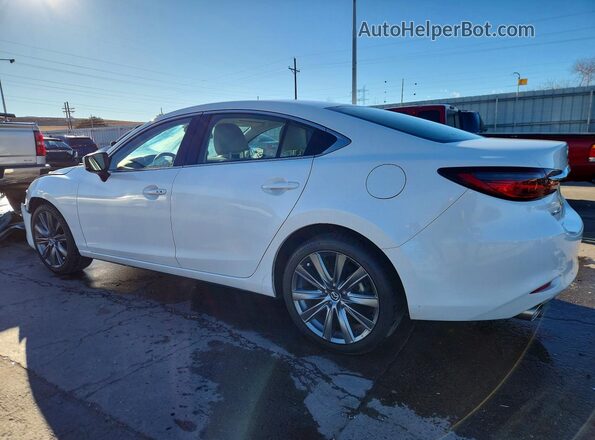 JM1GL1VM4M1608286 2021 MAZDA 6 White Հետևի ձախ